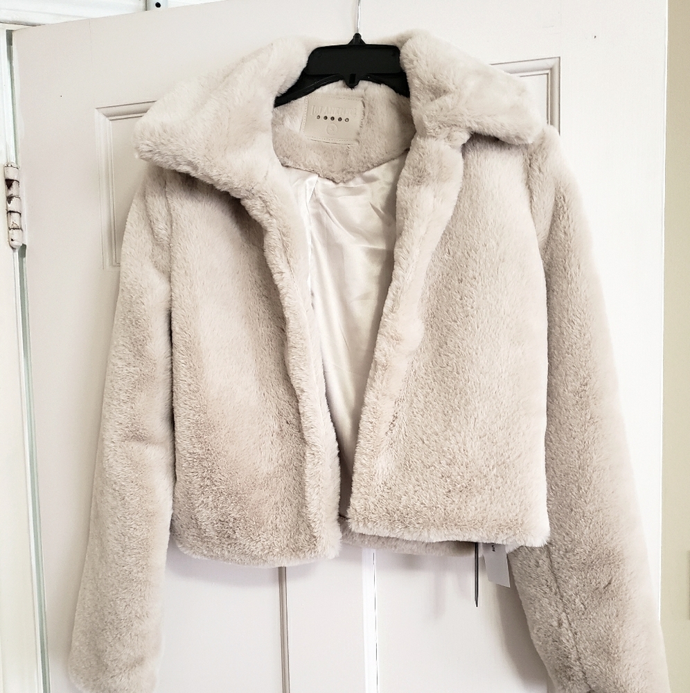 Faux fur jacket